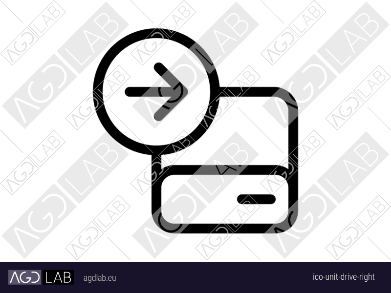 Unit drive right icon