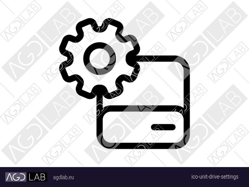 Unit drive settings icon