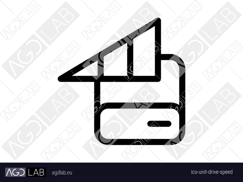 Unit drive speed icon