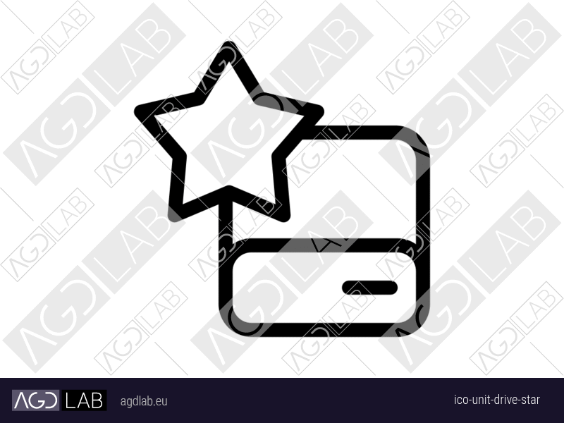 Unit drive star icon