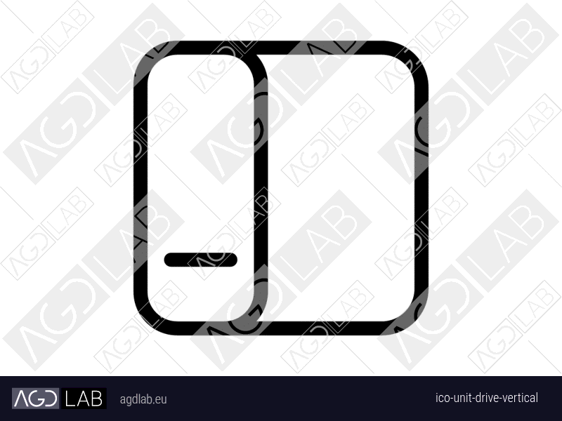 Unit drive vertical icon
