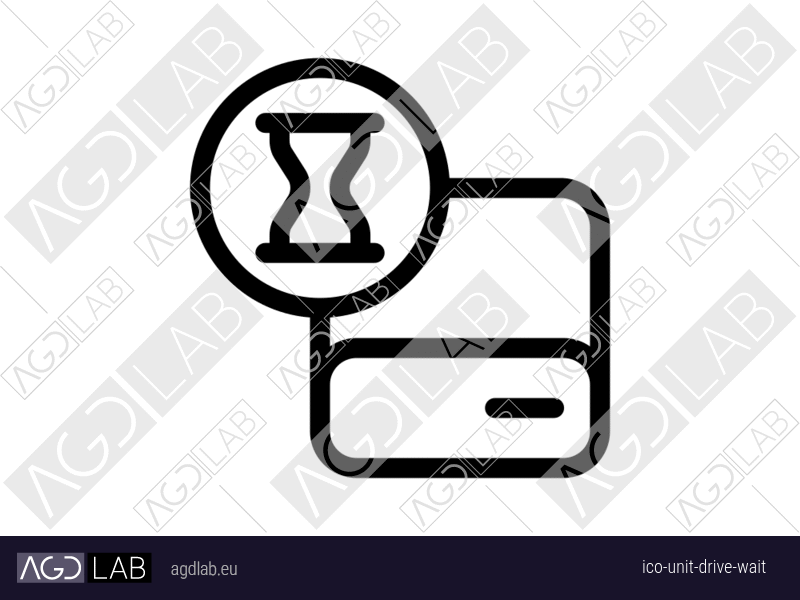 Unit drive wait icon