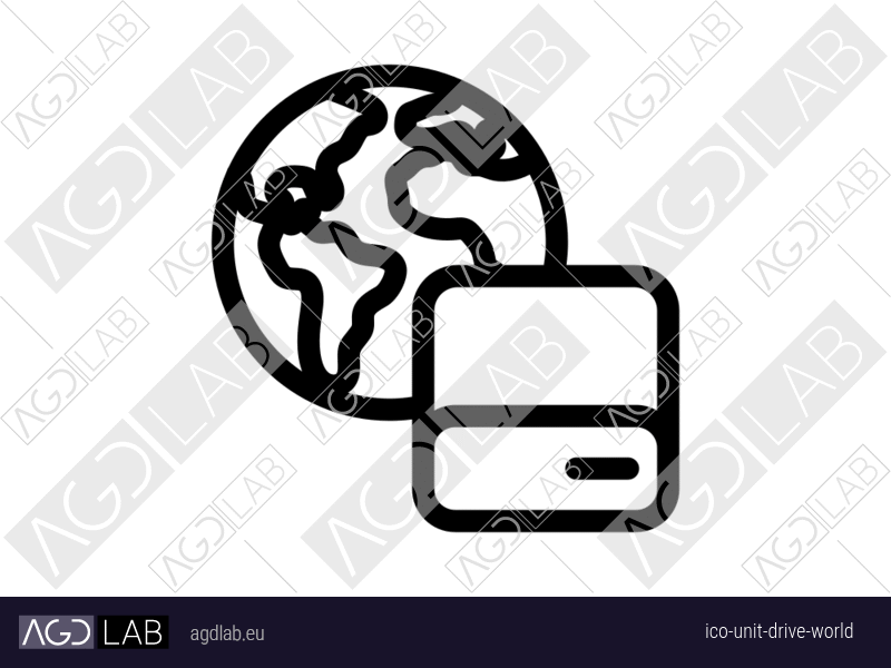 Unit drive world icon