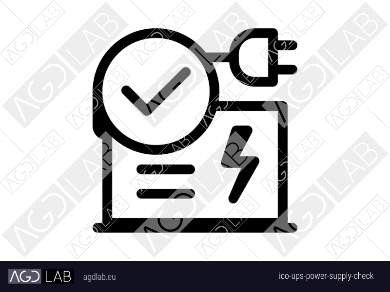 Ups power supply check icon