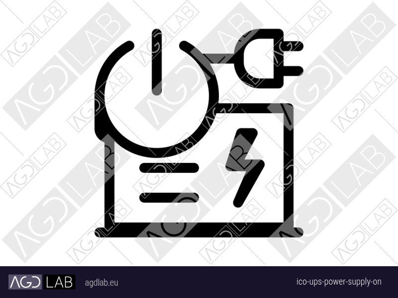 Ups power supply ON icon