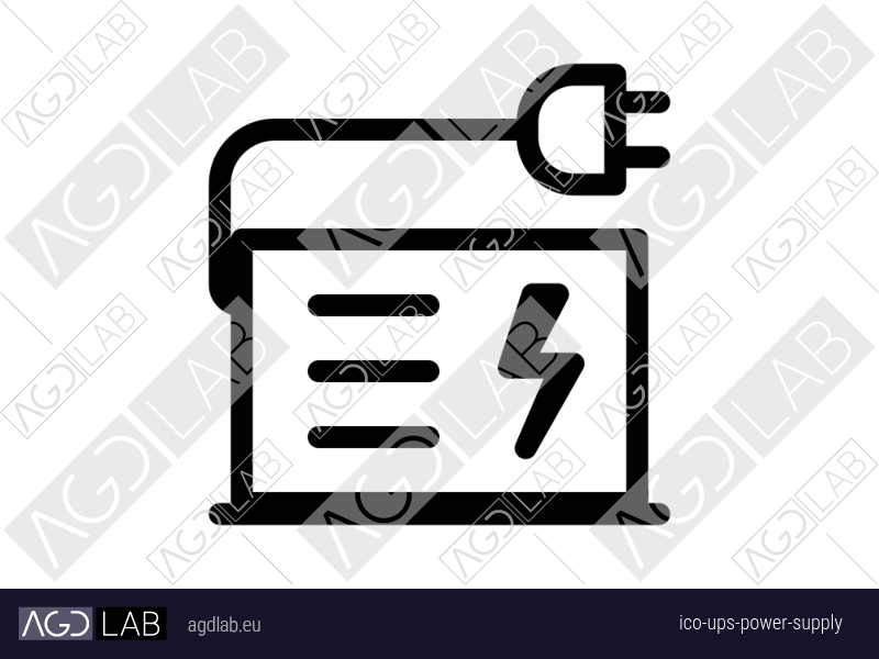 Ups power supply icon