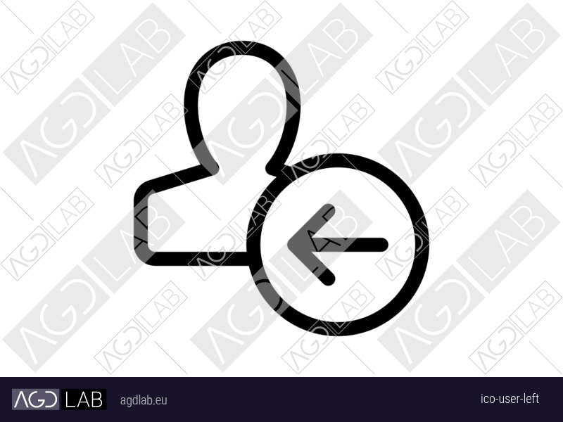 User left icon