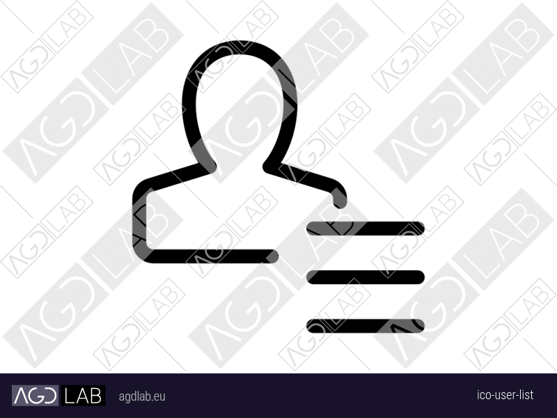 User list icon
