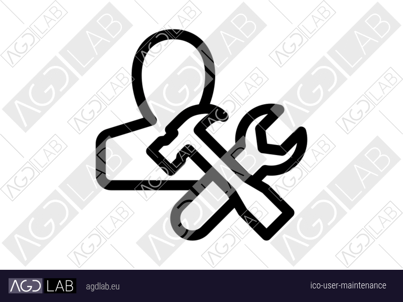 User maintenance icon