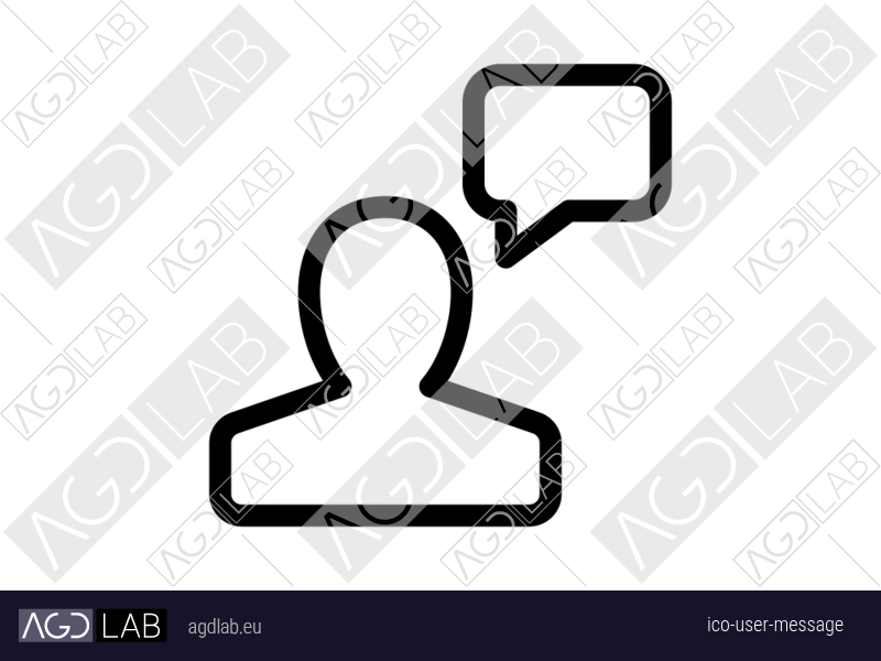 User message icon