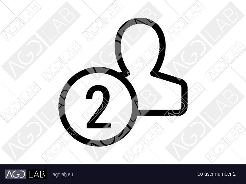 User number 2 icon
