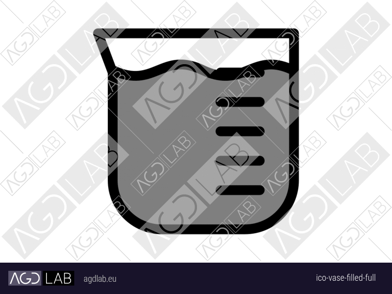 Vase filled full icon