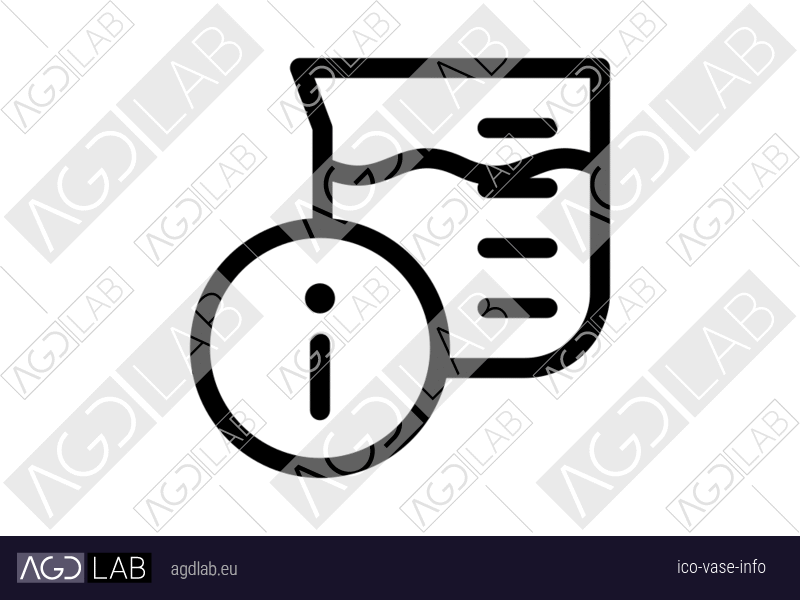 Vase info icon