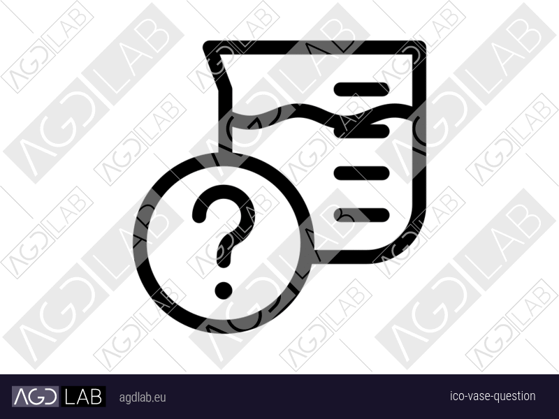 Vase question icon