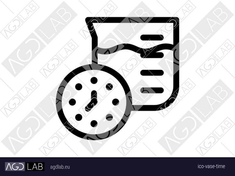 Vase time icon
