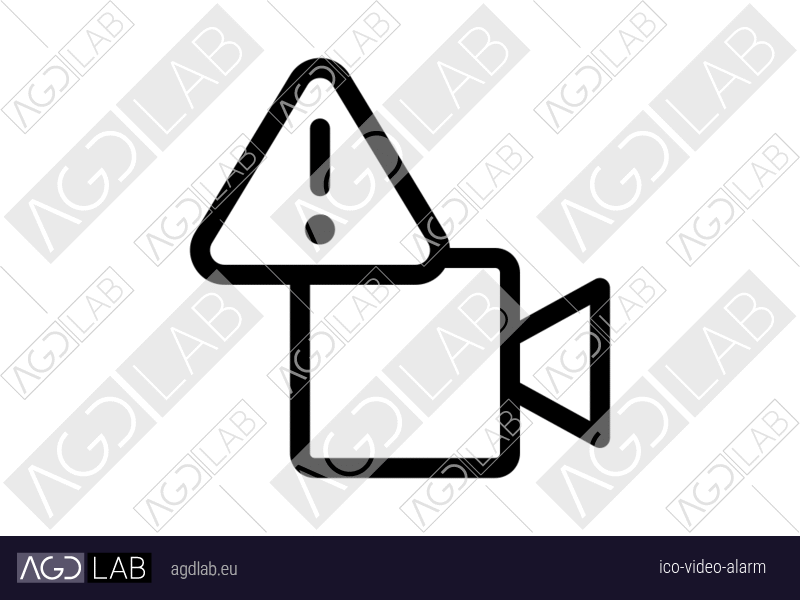 Video alarm icon