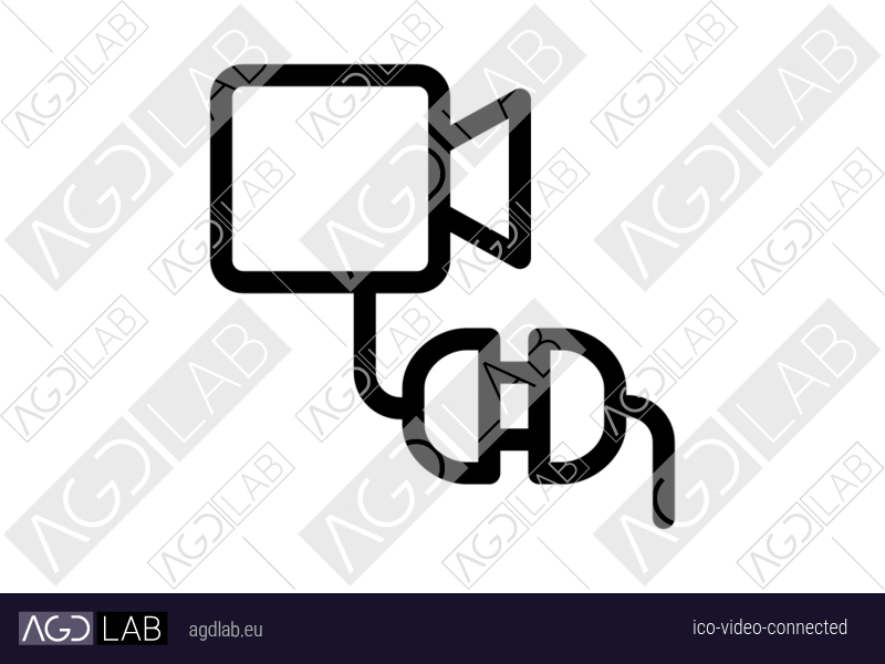 Video connected icon