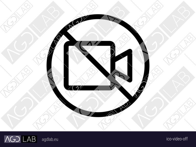 Video off icon