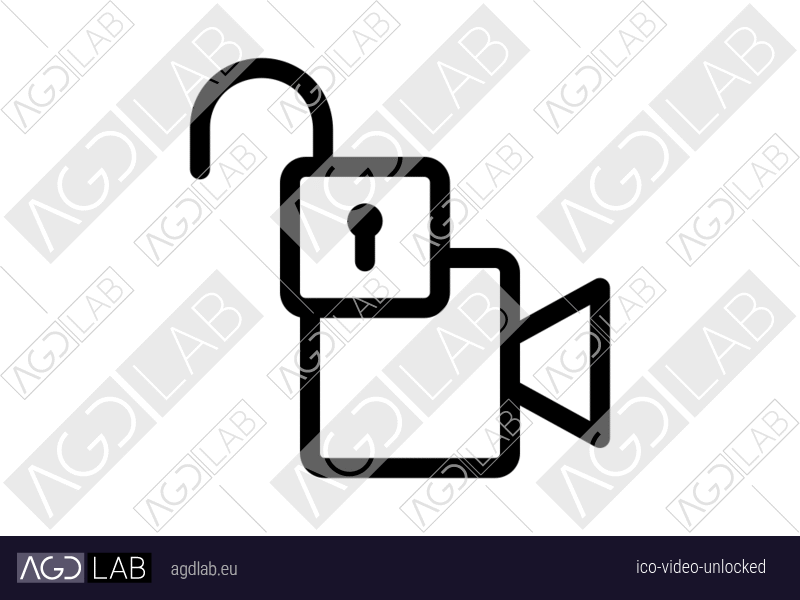 Video unlocked icon
