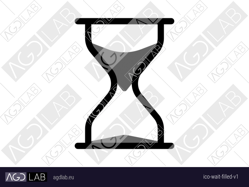 Wait filled alternative version icon