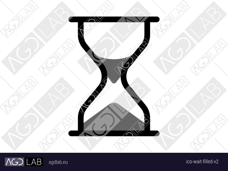 Wait filled alternative version icon