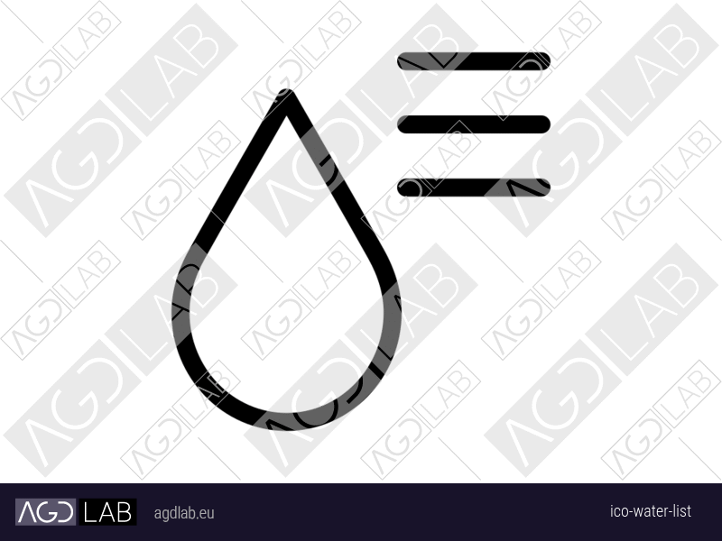 Water list icon