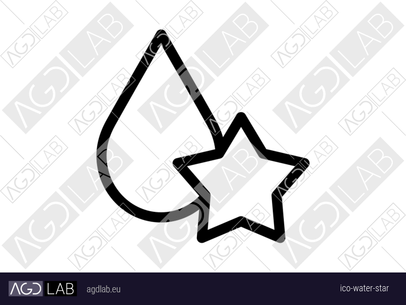 Water star icon
