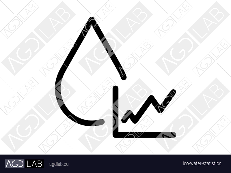 Water statistics icon