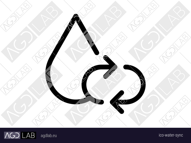 Water sync icon
