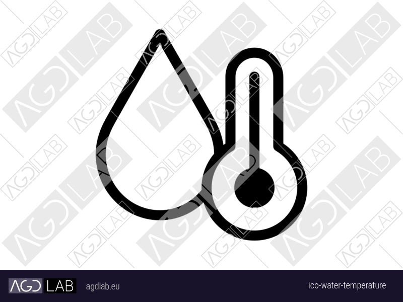 Water temperature icon