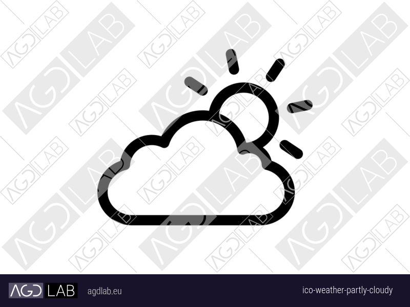 Weather partly cloudy icon