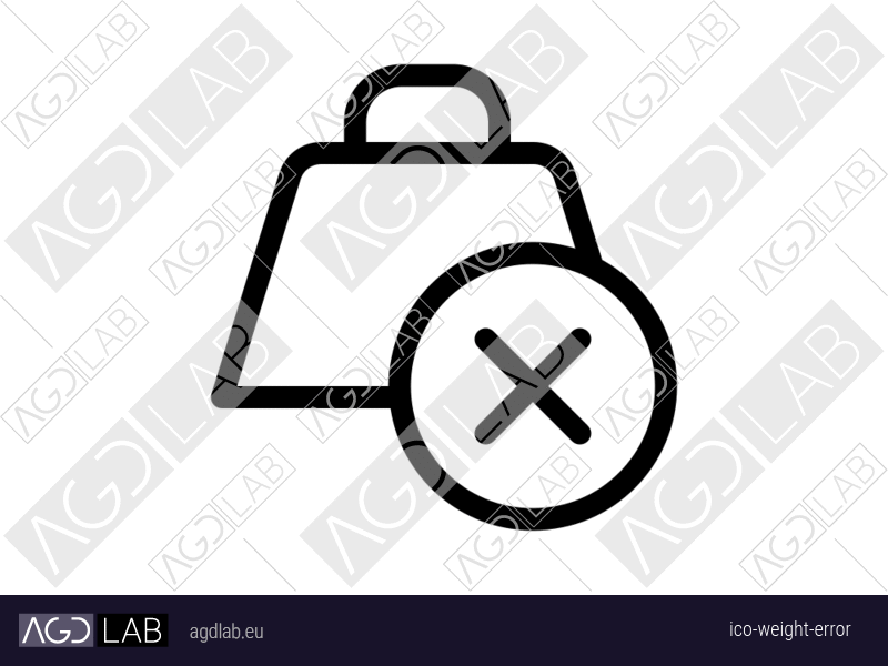 Weight error icon