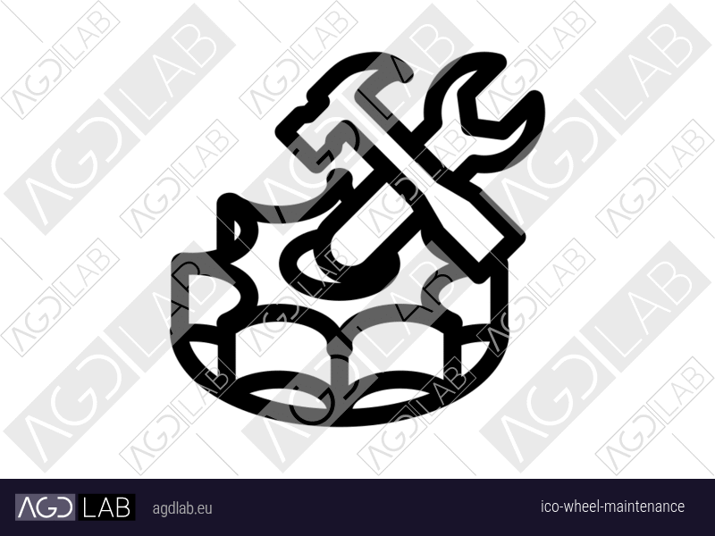 Wheel maintenance icon