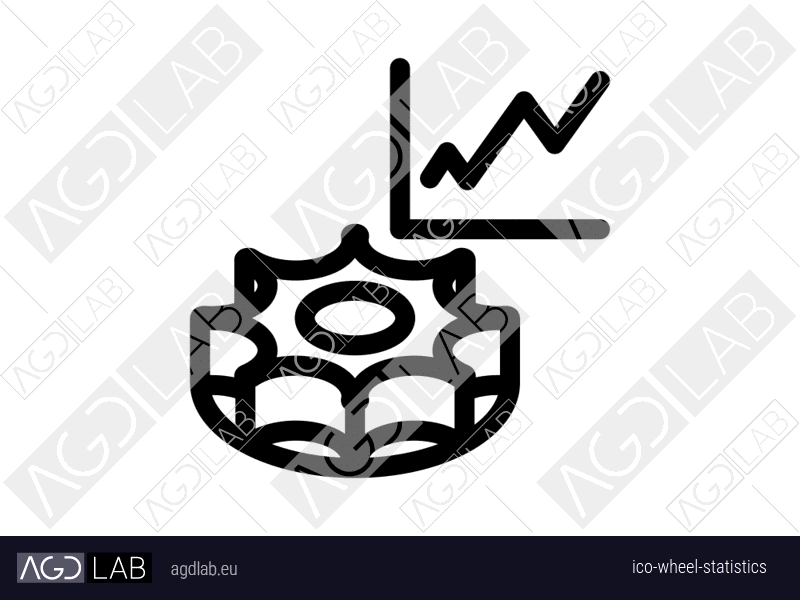 Wheel statistics icon