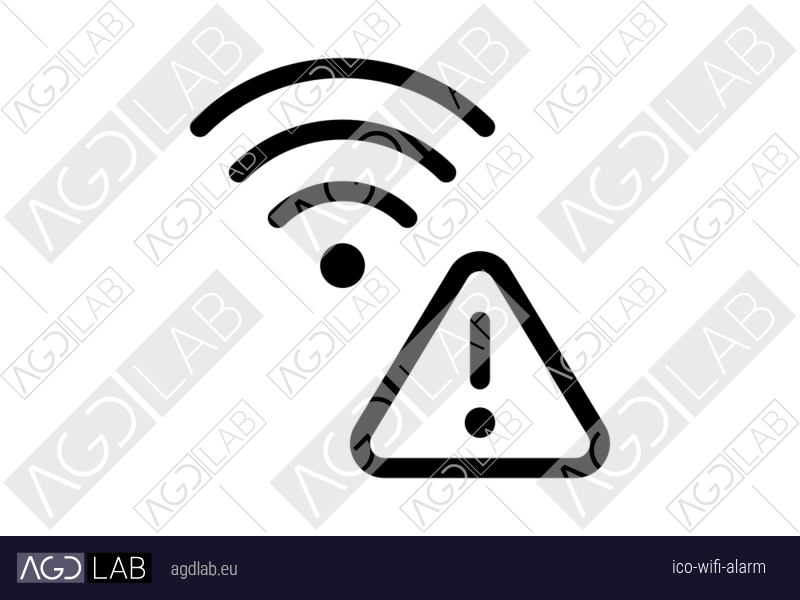 Wifi alarm icon