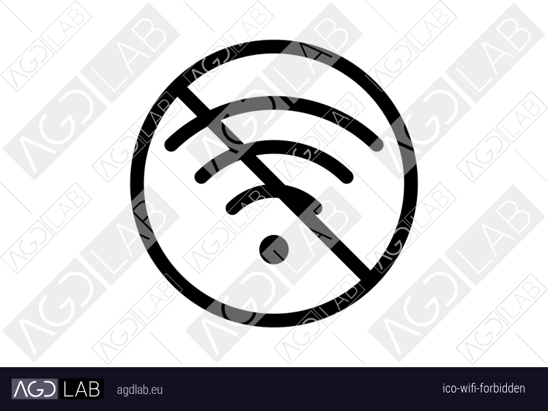 Wifi forbidden icon