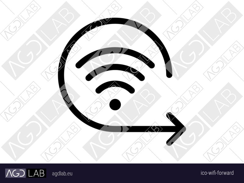 Wifi forward icon