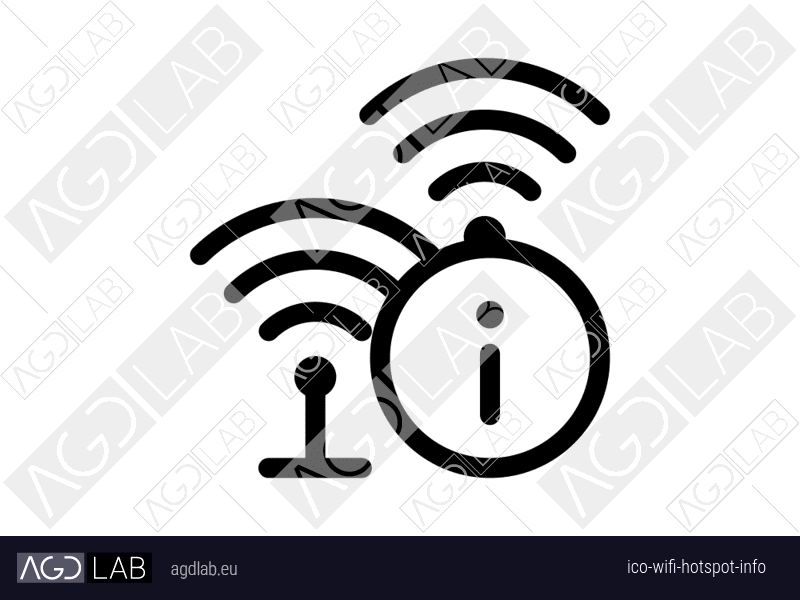 Wifi hotspot info icon