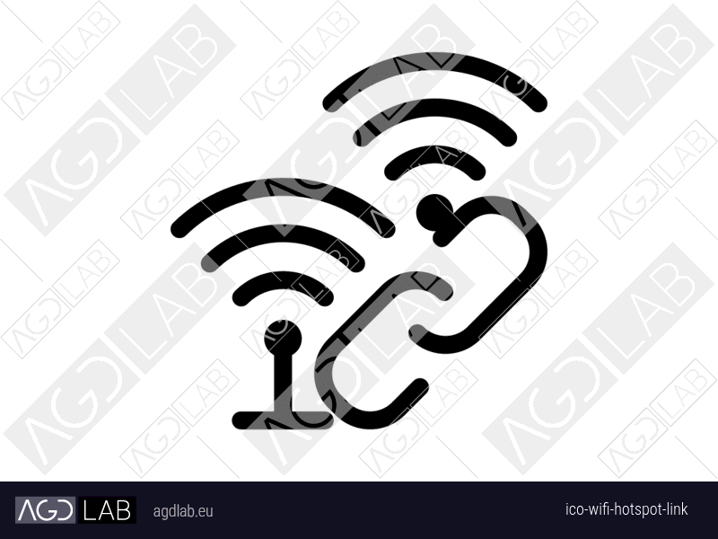 Wifi hotspot link icon