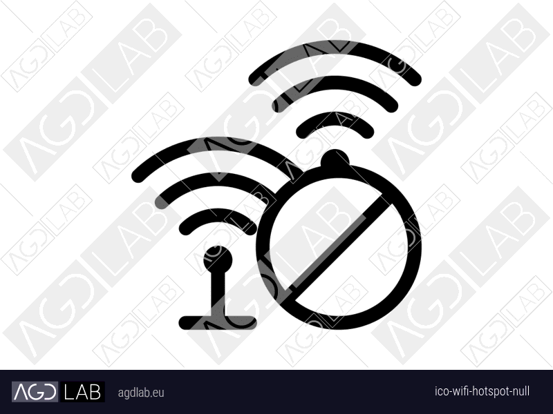 Wifi hotspot null icon