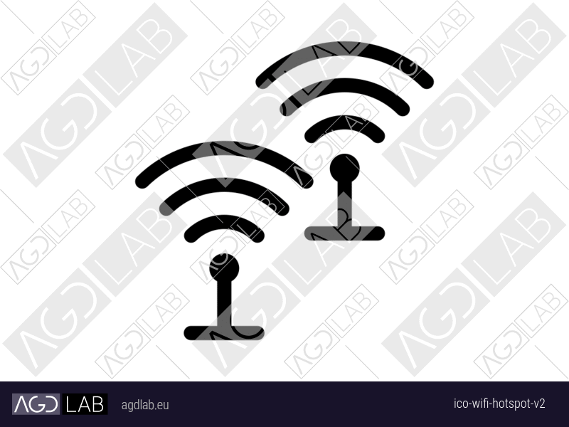 Wifi hotspot alternative version icon