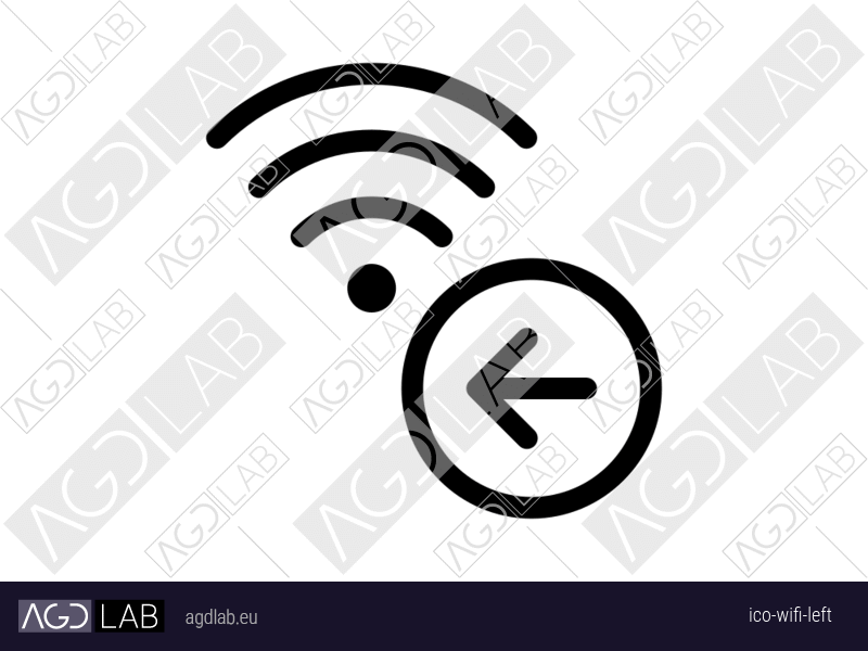 Wifi left icon