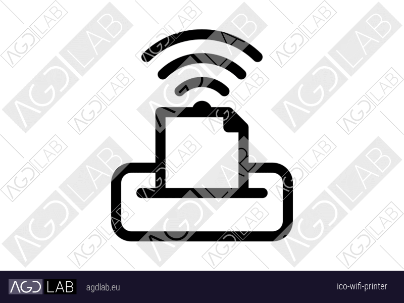 Wifi printer icon
