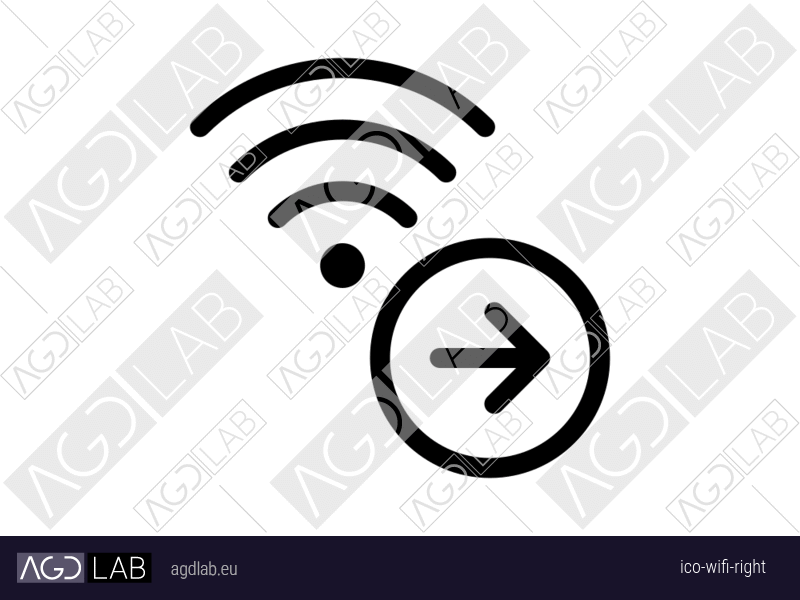 Wifi right icon