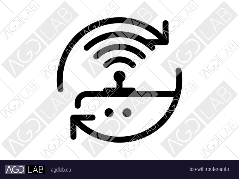 Wifi router auto icon
