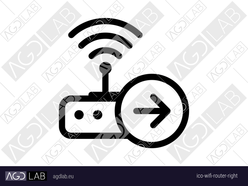 Wifi router right icon