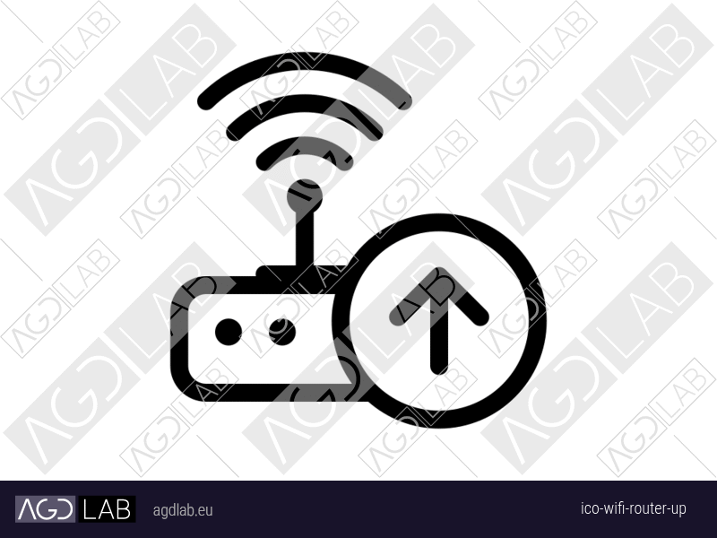 Wifi router up icon