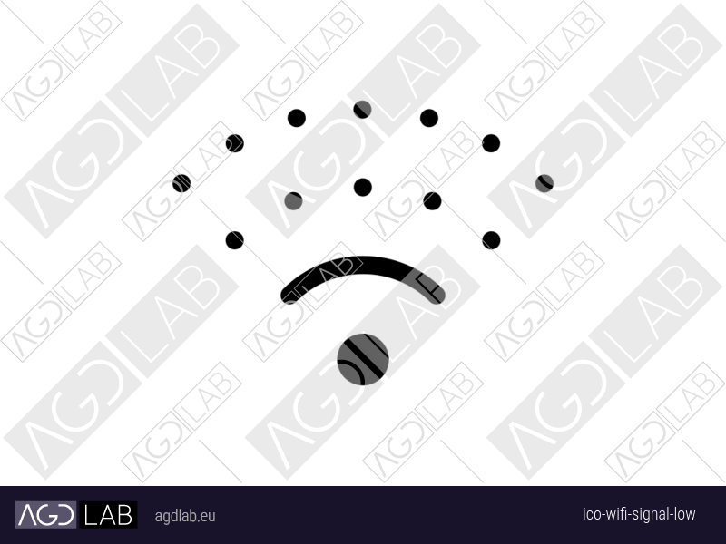 Wifi signal low icon