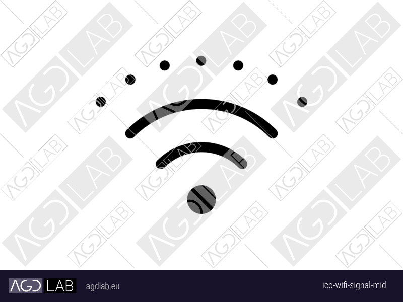 Wifi signal mid icon