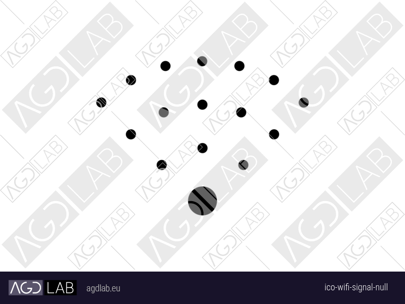 Wifi signal null icon